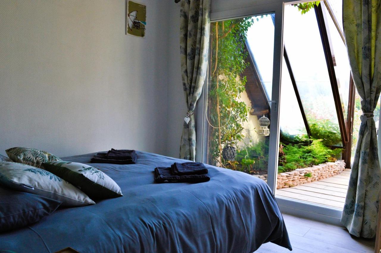 La Maison Penchee, Avec Jardin A 50M De La Plage Анель Экстерьер фото